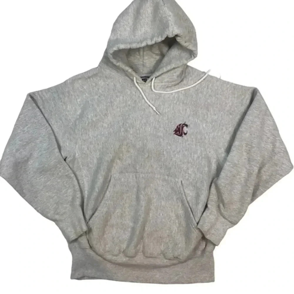 Vintage reverse weave style Washington State hoodie​
